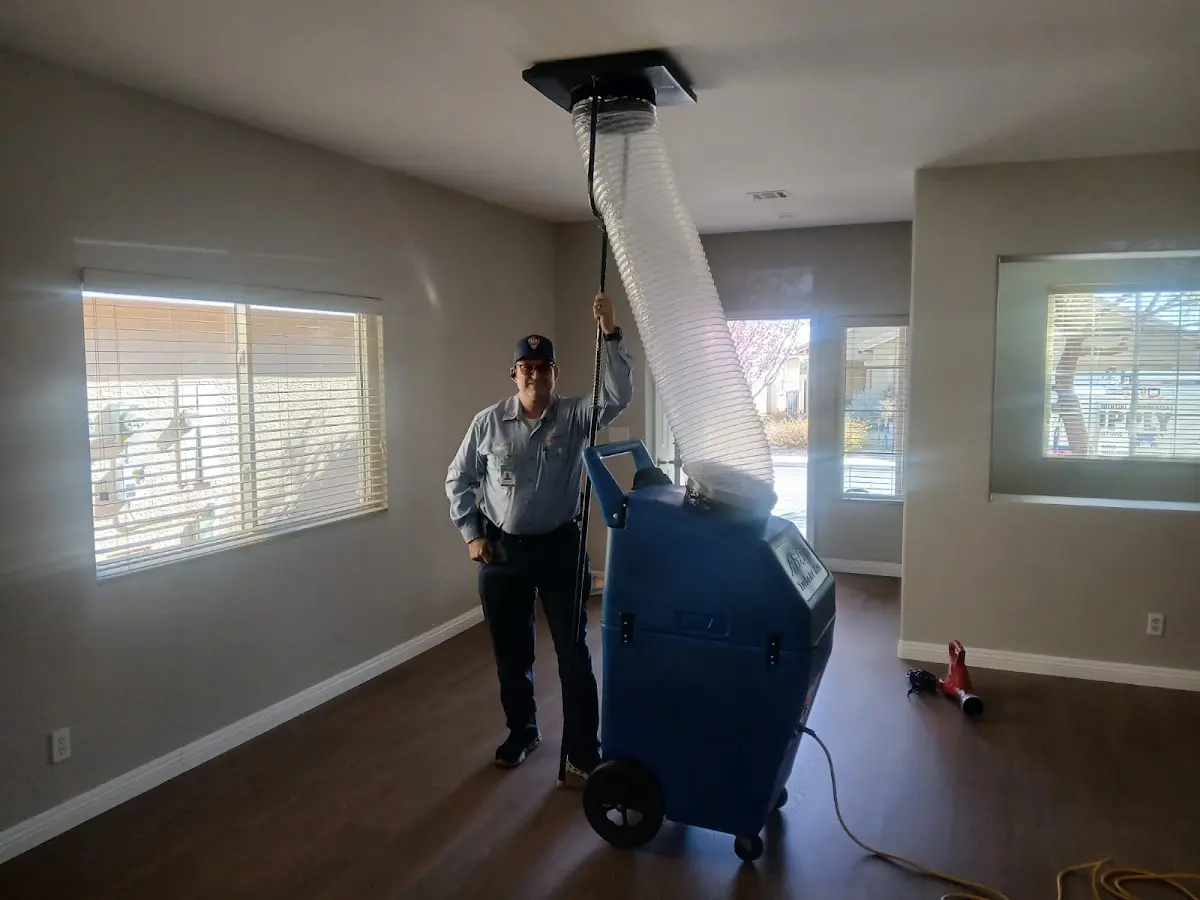 Professional Dryer Vent Cleaning work inside a Taft home